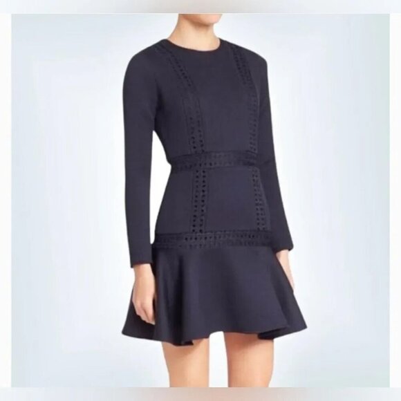 PROSE & POETRY "Billy" Flounce Fit and Flare Mini Ruffle tiered dress XS - Picture 11 of 12